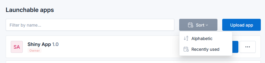 Dashboard filters